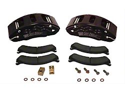 SSBC-USA V6 Front 6-Piston Quick Change Caliper and Semi-Metallic Brake Pad Upgrade Kit; Black (05-12 F-250 Super Duty)