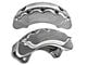 SSBC-USA B8-Brawler Front 8-Piston Direct Fit Caliper and Semi-Metallic Brake Pad Upgrade Kit with Cross-Drilled Slotted Rotors; Clear Anodized Calipers (07-18 4WD Sierra 1500)
