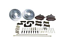SSBC-USA Super Truck R1 Rear Disc Brake Conversion Kit with Built-In Parking Brake Assembly; Black Calipers (05-13 Sierra 1500 w/ Rear Drum Brakes)