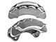 SSBC-USA B8-Brawler Front 8-Piston Direct Fit Caliper and Semi-Metallic Brake Pad Upgrade Kit with Cross-Drilled Slotted Rotors; Clear Anodized Calipers (07-18 4WD Silverado 1500)