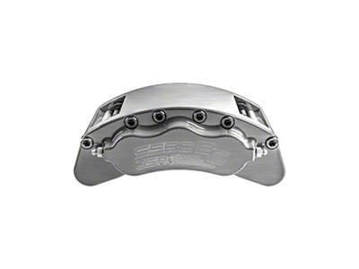 SSBC-USA B6-Brawler Rear 6-Piston Direct Fit Caliper and Semi-Metallic Brake Pad Upgrade Kit; Clear Anodized Calipers (07-20 4WD Yukon)