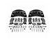 SSBC-USA B6-Brawler Rear 6-Piston Direct Fit Caliper and Semi-Metallic Brake Pad Upgrade Kit; Black Calipers (07-20 4WD Yukon)