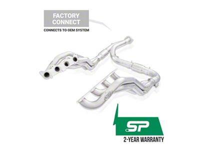 Stainless Power 1-7/8-Inch Catted Long Tube Headers; Factory Connect (15-20 5.0L F-150)