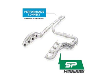 Stainless Power 1-7/8-Inch Catted Long Tube Headers; Performance Connect (15-25 5.0L F-150)