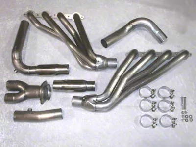 Stainless Works 1-3/4-Inch Headers with Catted Y-Pipe; Factory Connect (03-06 4WD 4.8L, 5.3L Silverado 1500)