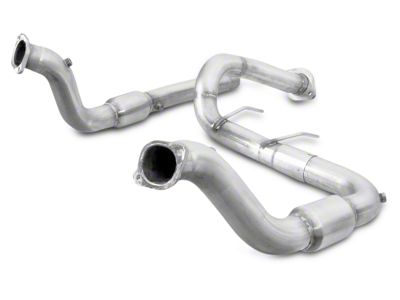 Stainless Works 3-Inch Catted Downpipe; Factory Connect (17-20 F-150 Raptor)