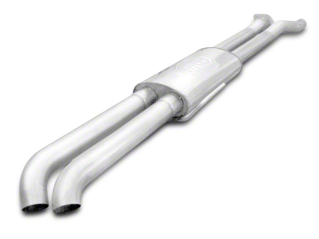 Stainless Works Dump Style Dual Exhaust System; Turn Down (17-20 F-150 Raptor)