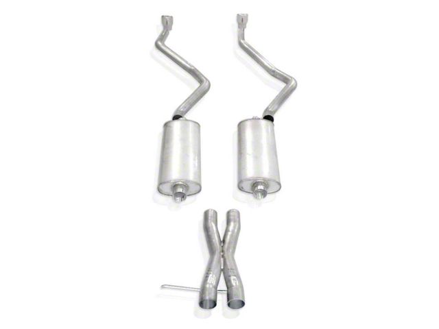 Stainless Works Turbo Chambered Dual Exhaust System with Polished Tips; Performance Connect; Rear Exit (07-14 4.8L Tahoe w/ Long Tube Headers)