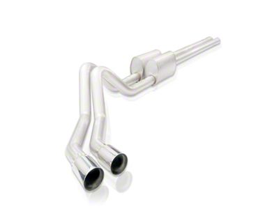 Stainless Works Redline Series Dual Exhaust System; Performance Connect; Same Side Exit (19-24 5.3L Sierra 1500)