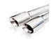 Stainless Works Legend Series Dual Exhaust System with Polished Tips; Factory Connect; Same Side Exit (15-20 6.2L Tahoe)