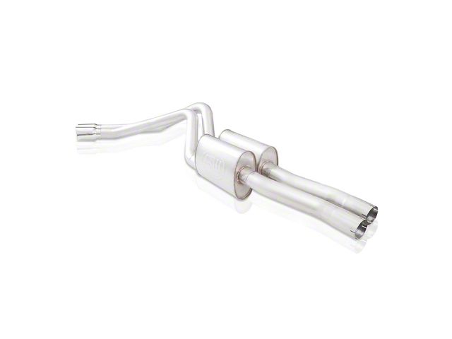 Stainless Works Redline Series Dual Exhaust System with Polished Tips; Performance Connect; Same Side Exit (15-20 6.2L Tahoe w/ Long Tube Headers)