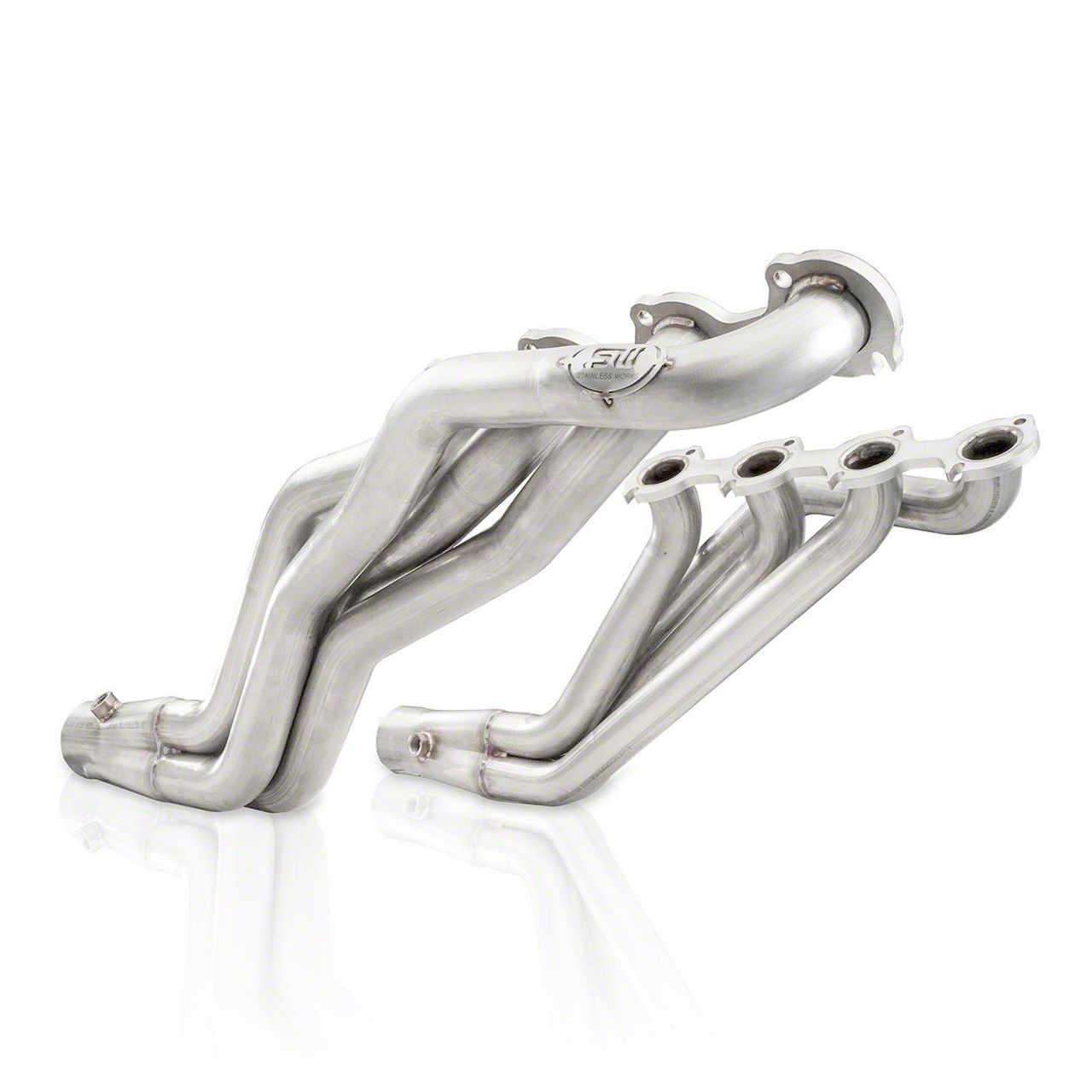 Stainless Steel Exhaust Flange, 2-Bolt, 4.0 - AN Fittings Direct