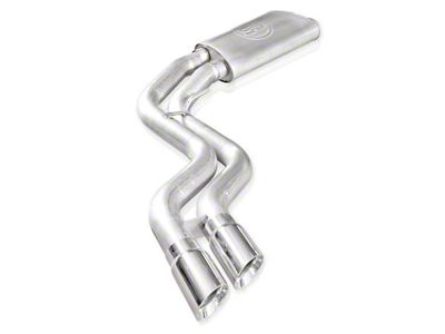 Stainless Works Legend Series Dual Exhaust System with Black Tips; Performance Connect; Rear Exit (21-25 5.0L F-150)
