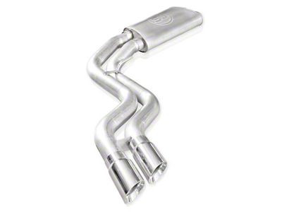 Stainless Works Legend Series Dual Exhaust System with Black Tips; Performance Connect; Rear Exit (21-24 5.0L F-150)