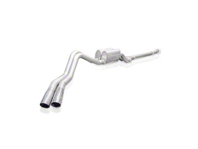 Stainless Works Legend Series Dual Exhaust System with Polished Tips; Same Side Exit (21-24 5.0L F-150, Excluding Tremor)