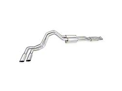 Stainless Works Legend Series Dual Exhaust System with Polished Tips; Same Side Exit (20-22 7.3L F-350 Super Duty)