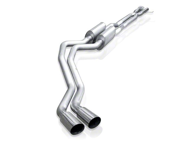 Stainless Works S-Tube Turbo Dual Exhaust System; Factory Connect; Same Side Exit (11-16 6.2L F-350 Super Duty)