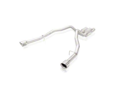 Stainless Works Redline Series Dual Exhaust System with Polished Tips; Rear Exit (19-24 5.7L RAM 1500 w/ Factory Dual Exhaust)