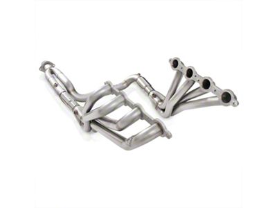 Stainless Works 1-3/4-Inch Headers with Catted Y-Pipe; Factory Connect (03-06 2WD 4.8L, 5.3L Sierra 1500)
