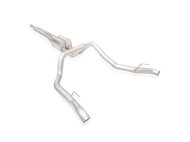 Stainless Works Legend Series Dual Exhaust System; Factory Connect; Rear Exit (19-24 5.3L Sierra 1500 w/ Factory Dual Exhaust)