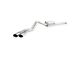 Stainless Works Redline Series Dual Exhaust System with Polished Tips; Same Side Exit (20-24 6.6L Gas Sierra 3500 HD)