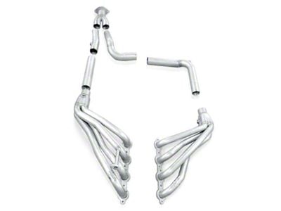 Stainless Works 1-3/4-Inch Long Tube Headers with Catted Leads; Factory Connect (99-02 4WD 4.8L, 5.3L Silverado 1500)