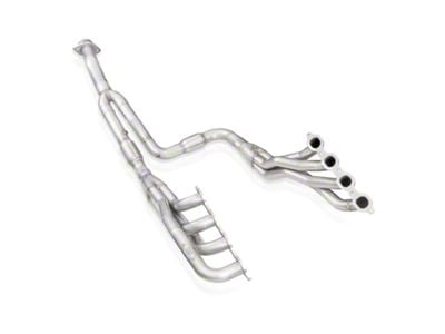 Stainless Works 2-Inch Catted Long Tube Headers; Factory Connect (20-24 6.6L Gas Silverado 2500 HD)