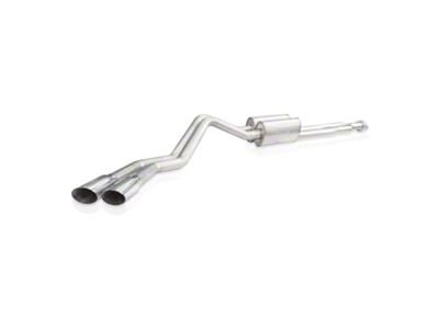 Stainless Works Redline Series Dual Exhaust System with Polished Tips; Same Side Exit (20-24 6.6L Gas Silverado 2500 HD)