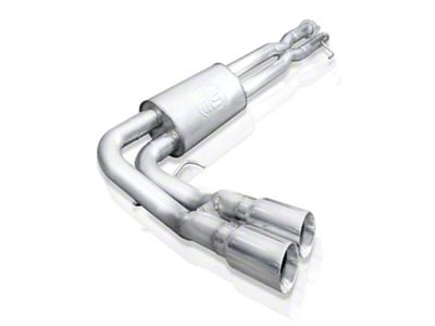 Stainless Works Lightning Style Dual Exhaust System; Middle Side Exit (17-22 6.2L F-250 Super Duty)