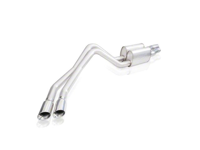 Stainless Works Legend Series Dual Exhaust System with Polished Tips; Performance Connect; Same Side Exit (15-20 5.3L Tahoe w/ Long Tube Headers)