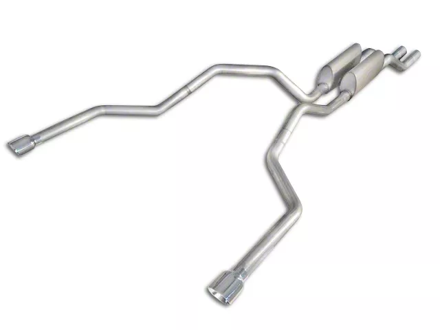 Stainless Works Turbo Chambered Dual Exhaust System; Performance Connect; Rear Exit (04-08 5.4L F-150)