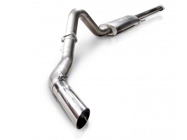 Stainless Works Turbo Chambered Single Exhaust System; Factory Connect; Side Exit (11-14 3.5L EcoBoost F-150)