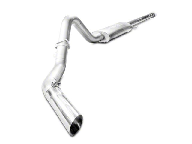 Stainless Works Turbo S-Tube Single Exhaust System; Factory Connect; Side Exit (15-20 2.7L EcoBoost F-150)