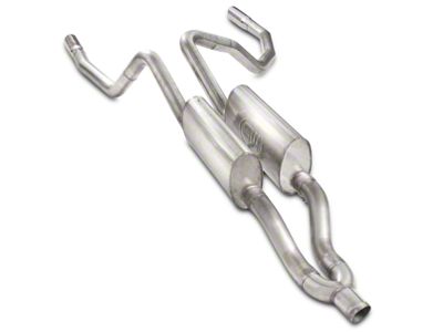 Stainless Works S-Tube Turbo Dual Exhaust System; Factory Connect; Rear Exit (09-18 5.7L RAM 1500)