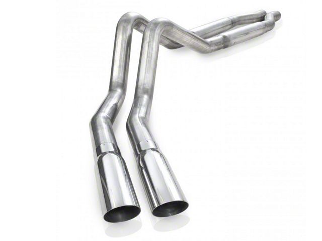Stainless Works True Dual Smooth Tube Dual Exhaust System; Performance Connect; Same Side Exit (11-14 5.0L F-150)
