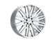 Status Adamas Silver with Mirror Cut Face 6-Lug Wheel; 20x9; 15mm Offset (07-13 Silverado 1500)
