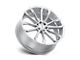 Status Mastadon Silver with Brushed Machined Face 6-Lug Wheel; 20x9; 15mm Offset (07-13 Silverado 1500)