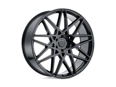 Status Griffin Gloss Black 5-Lug Wheel; 24x9.5; 15mm Offset (09-18 RAM 1500)