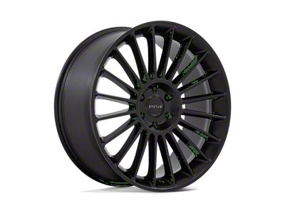 Status Venti Matte Black 6-Lug Wheel; 22x9.5; 25mm Offset (14-18 Sierra 1500)