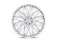 Status Adamas Silver with Mirror Cut Face 6-Lug Wheel; 20x9; 15mm Offset (14-18 Silverado 1500)