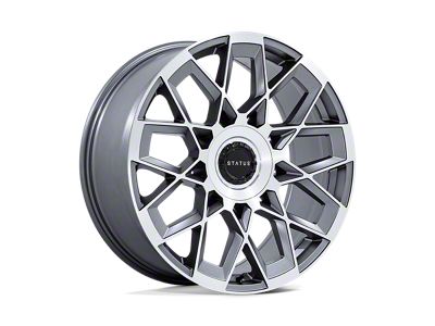 Status Matrix Anthracite Mirrored 6-Lug Wheel; 24x10; 30mm Offset (24-25 Ranger)