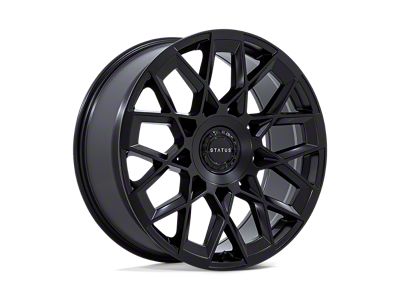 Status Matrix Matte Black 6-Lug Wheel; 24x10; 30mm Offset (24-25 Ranger)