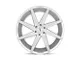 Status Brute Silver with Brushed Machined Face 5-Lug Wheel; 24x9.5; 15mm Offset (05-11 Dakota)