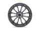 Status Mastadon Carbon Graphite 5-Lug Wheel; 22x9.5; 30mm Offset (87-90 Dakota)