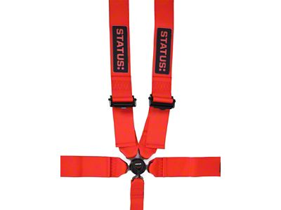 Status: 5-Point Camlock Harness; Red (Universal; Some Adaptation May Be Required)