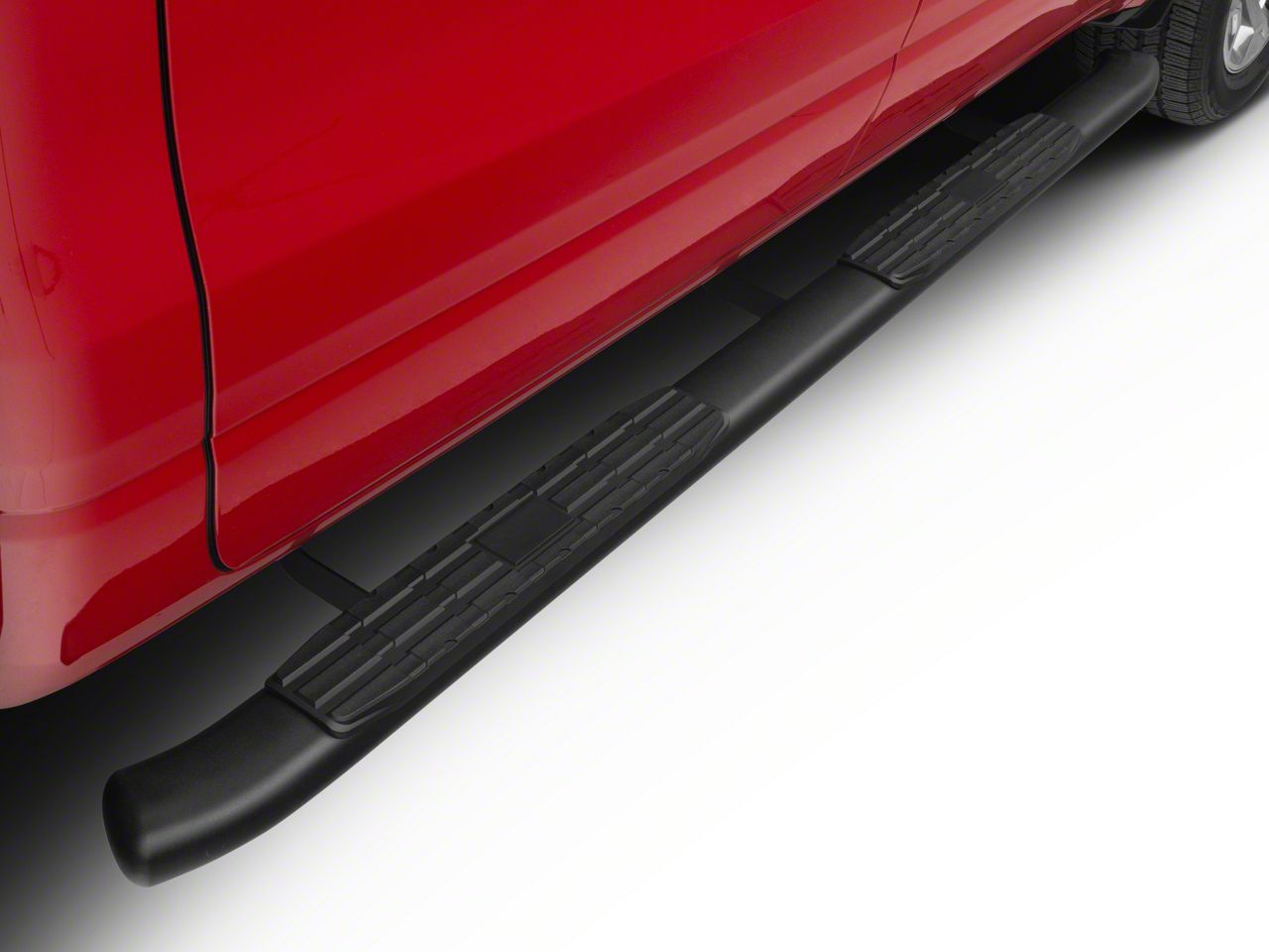RAM 1500 4Inch Blackout Series Side Step Bars (1924 RAM 1500 Crew Cab