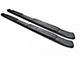 4X Series 4-Inch Oval Side Step Bars; Body Mount; Black (99-13 Sierra 1500 Extended Cab)