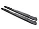 4X Series 4-Inch Oval Side Step Bars; Rocker Mount; Black (07-13 Sierra 1500 Extended Cab, Crew Cab)