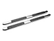4X Series 4-Inch Oval Side Step Bars; Stainless Steel (09-14 F-150 SuperCab, SuperCrew)