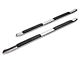 4X Series 4-Inch Oval Side Step Bars; All Stainless Steel (09-18 RAM 1500 Quad Cab, Crew Cab)